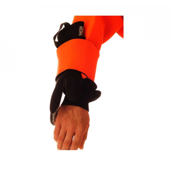 suchy-kombinezon-ratunkowy-wypornościowy-ratownictwa lodowego-wykończenie rękawów